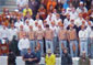 Oranje supporters na de uitschakeling